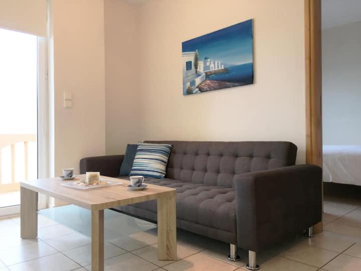 Koumpe Blue Sea View Apartment Rethymno Exteriör bild