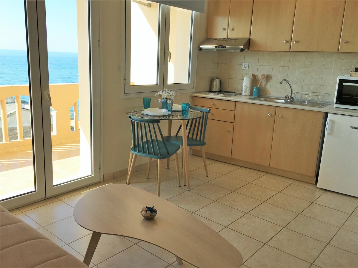 Koumpe Blue Sea View Apartment Rethymno Exteriör bild