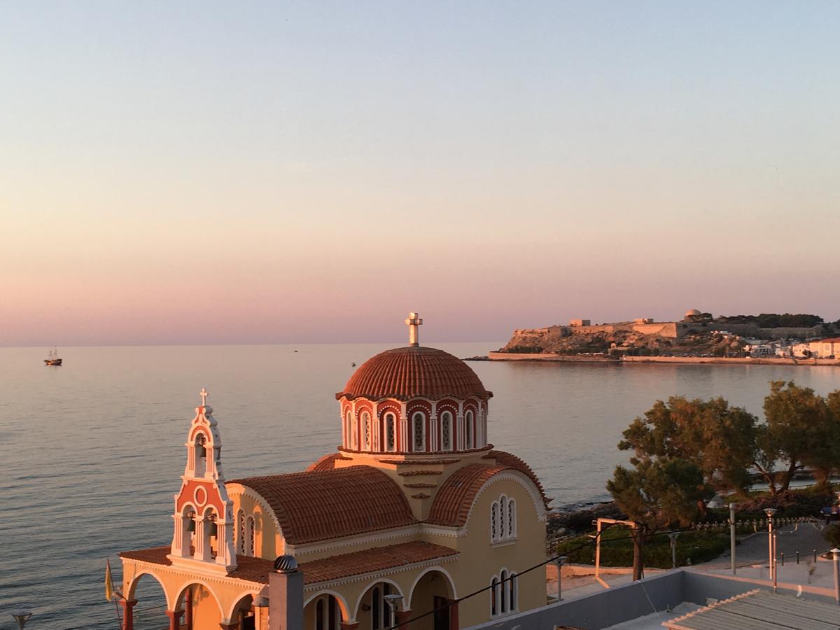 Koumpe Blue Sea View Apartment Rethymno Exteriör bild