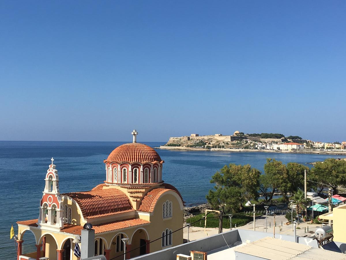 Koumpe Blue Sea View Apartment Rethymno Exteriör bild