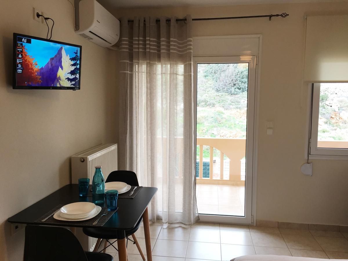 Koumpe Blue Sea View Apartment Rethymno Exteriör bild
