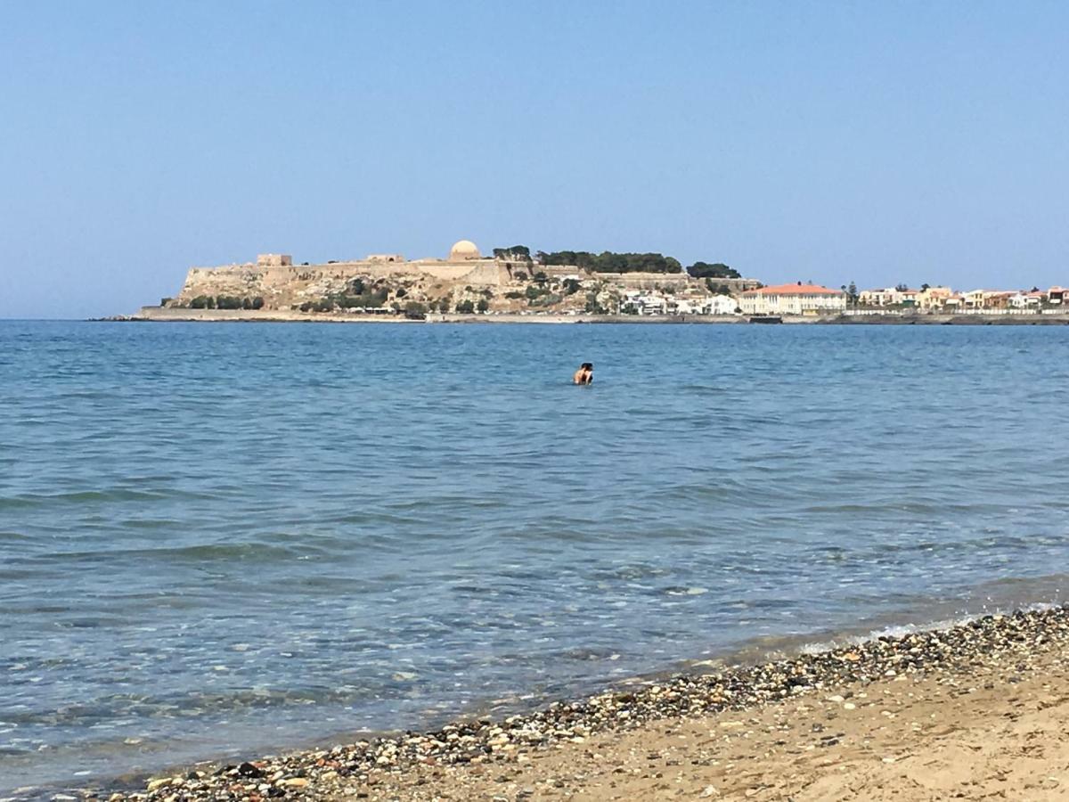 Koumpe Blue Sea View Apartment Rethymno Exteriör bild